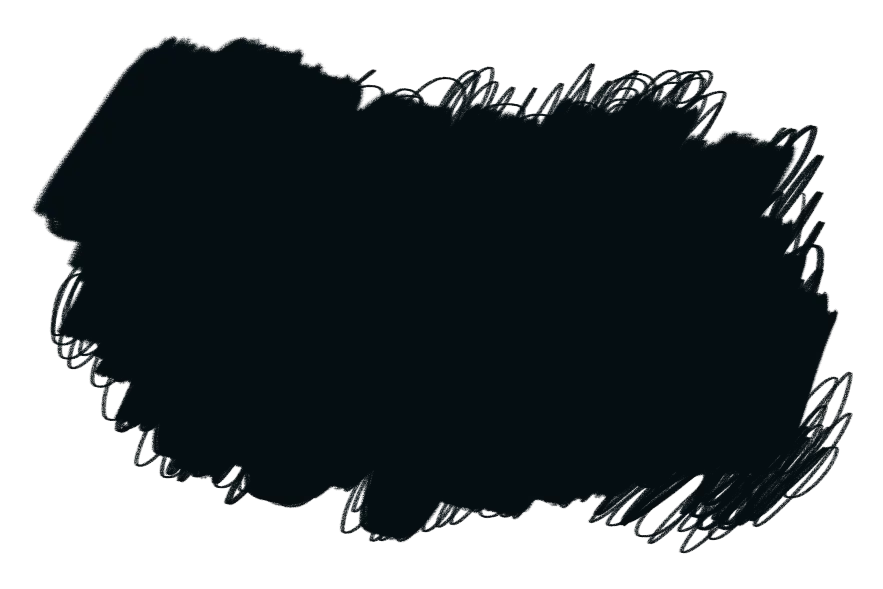 Abstract Black Paint Brush Stroke Design