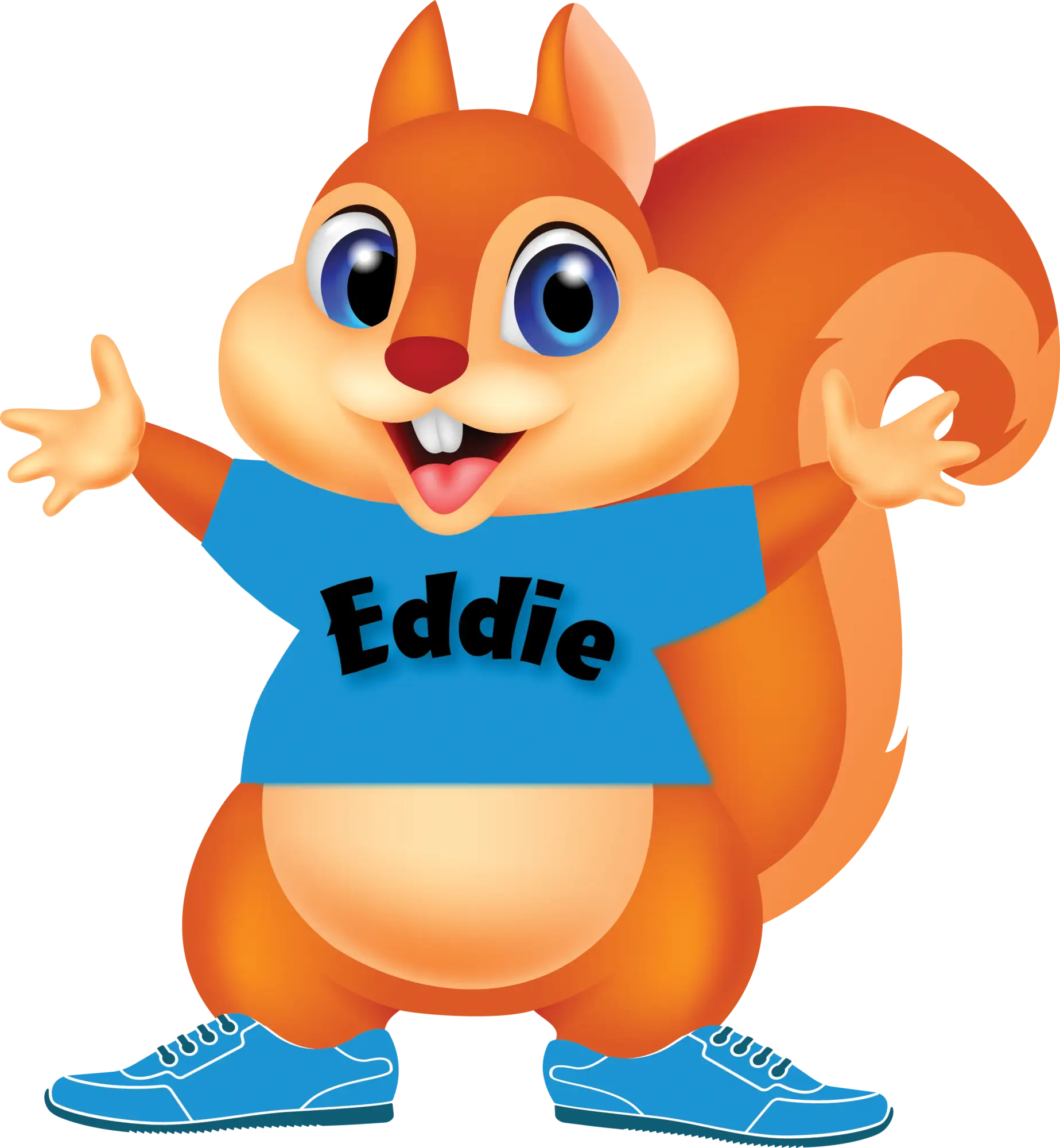 Eddie the Cartoon Squirrel