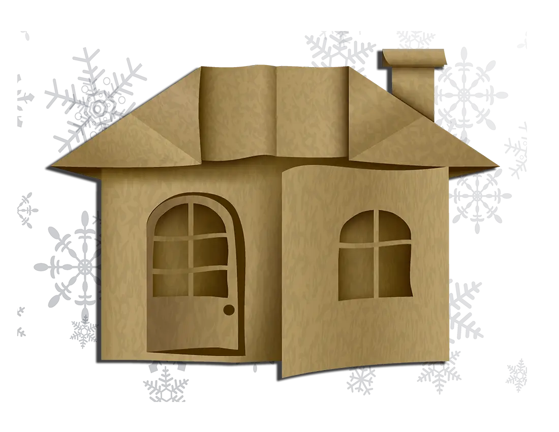Small cute doodle house