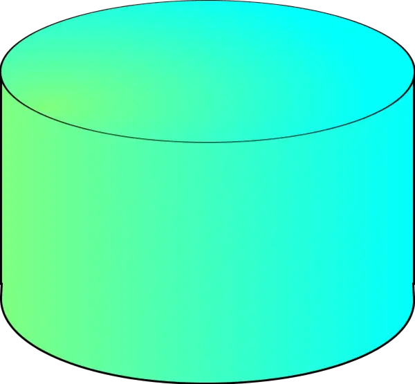 Gradient Cylinder Shape