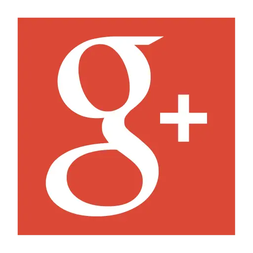 Google Plus Red and White Logo Design