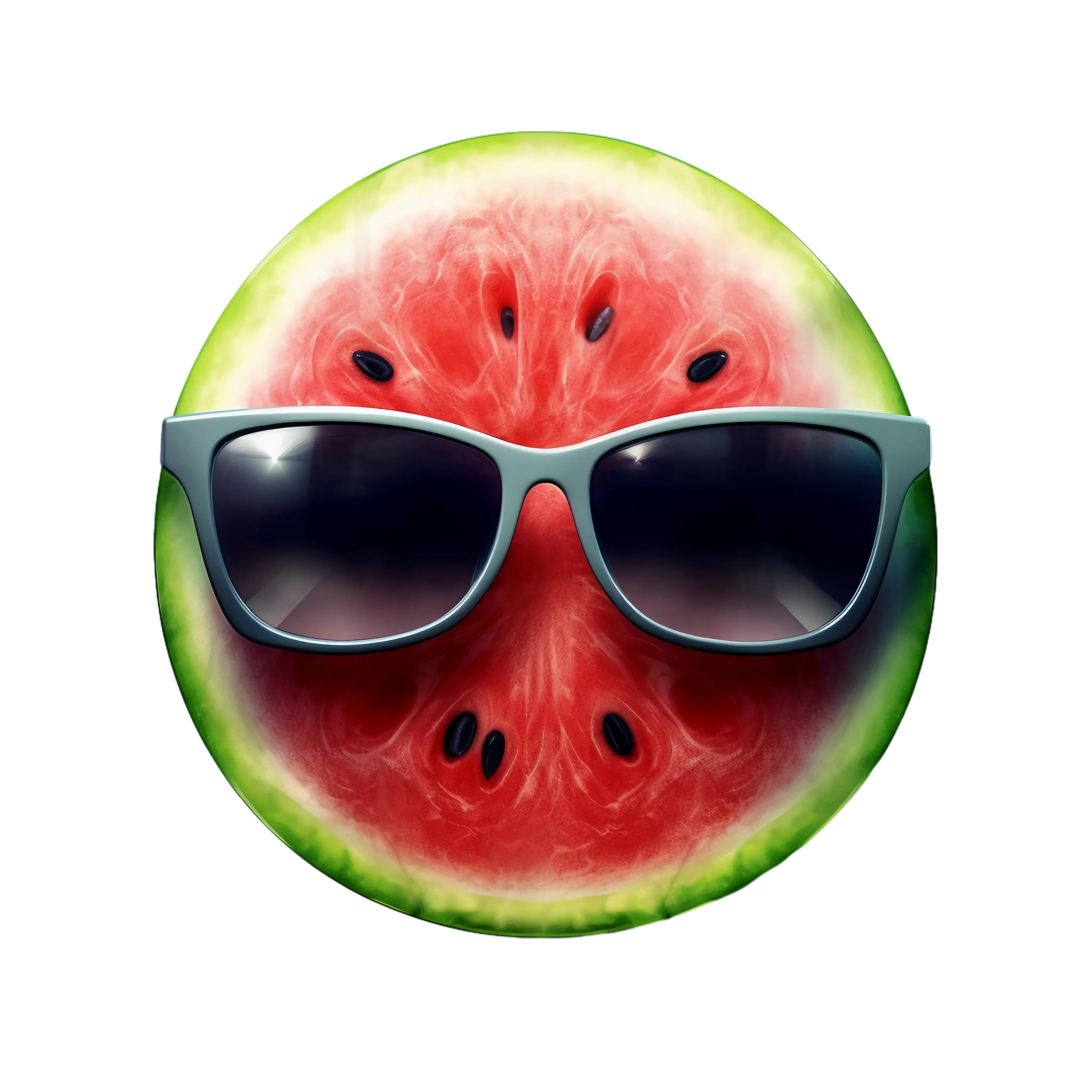 Cool Watermelon with Sunglasses