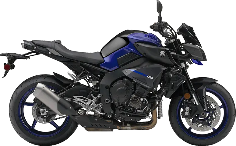 Black and Blue Motorcycle Design