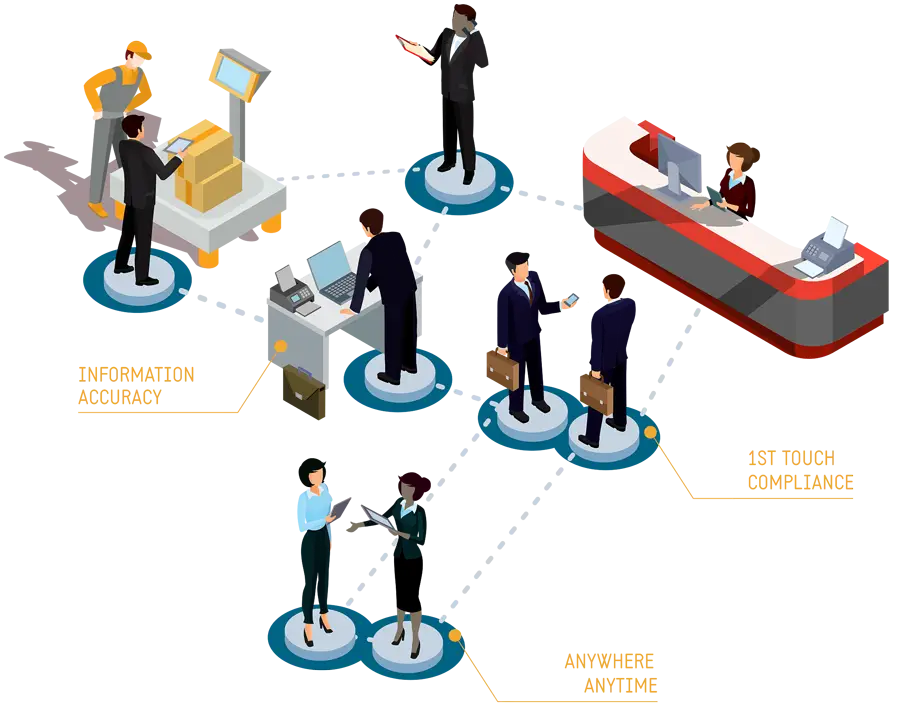 Business Workflow Illustration