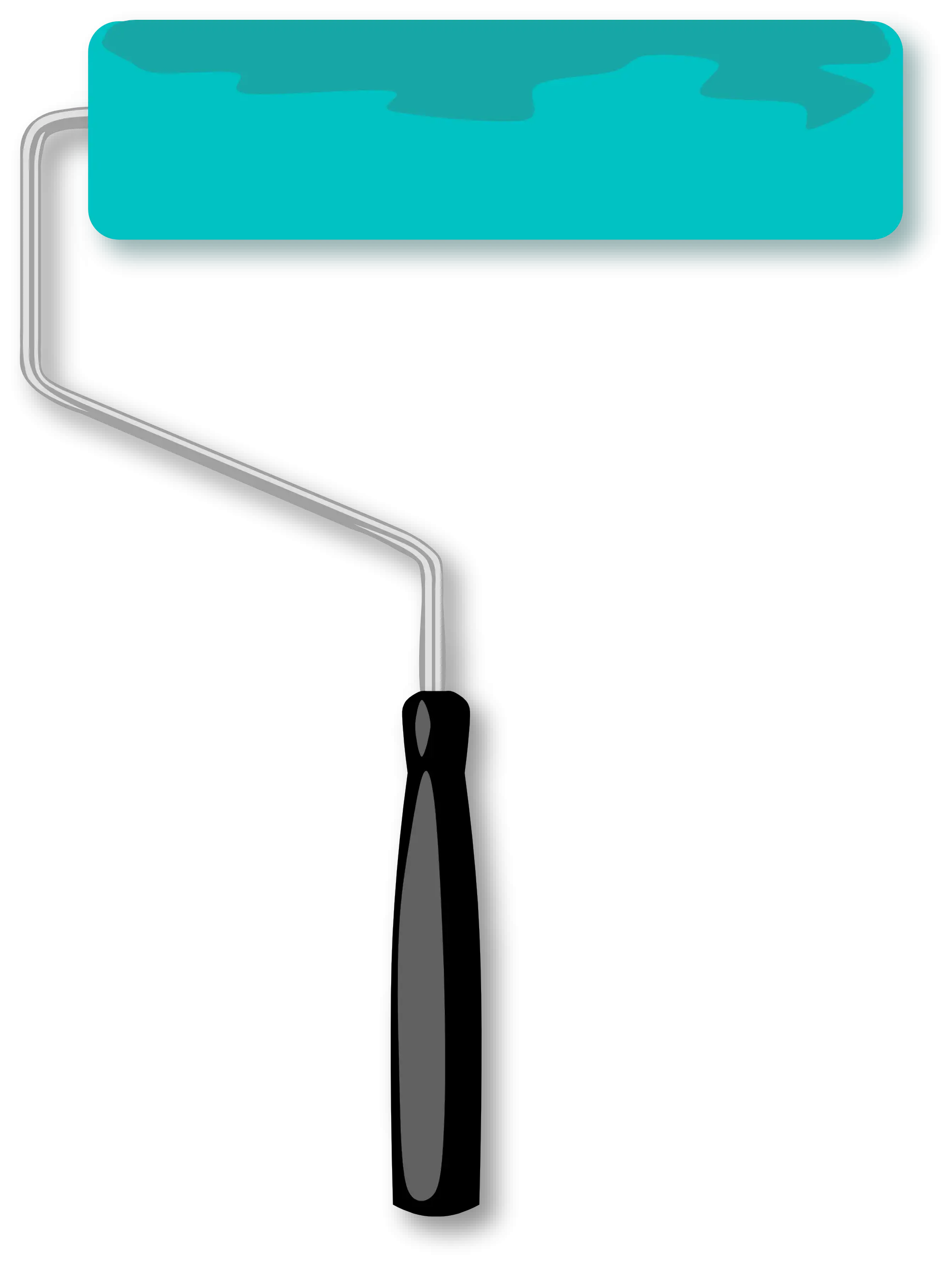 Illustration of a Paint Roller for DIY Projects