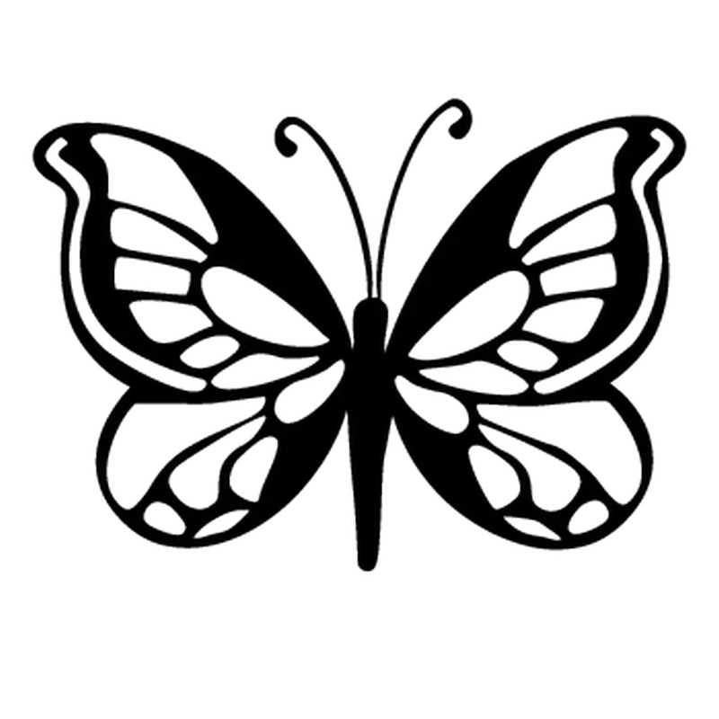 Butterfly Silhouette Illustration