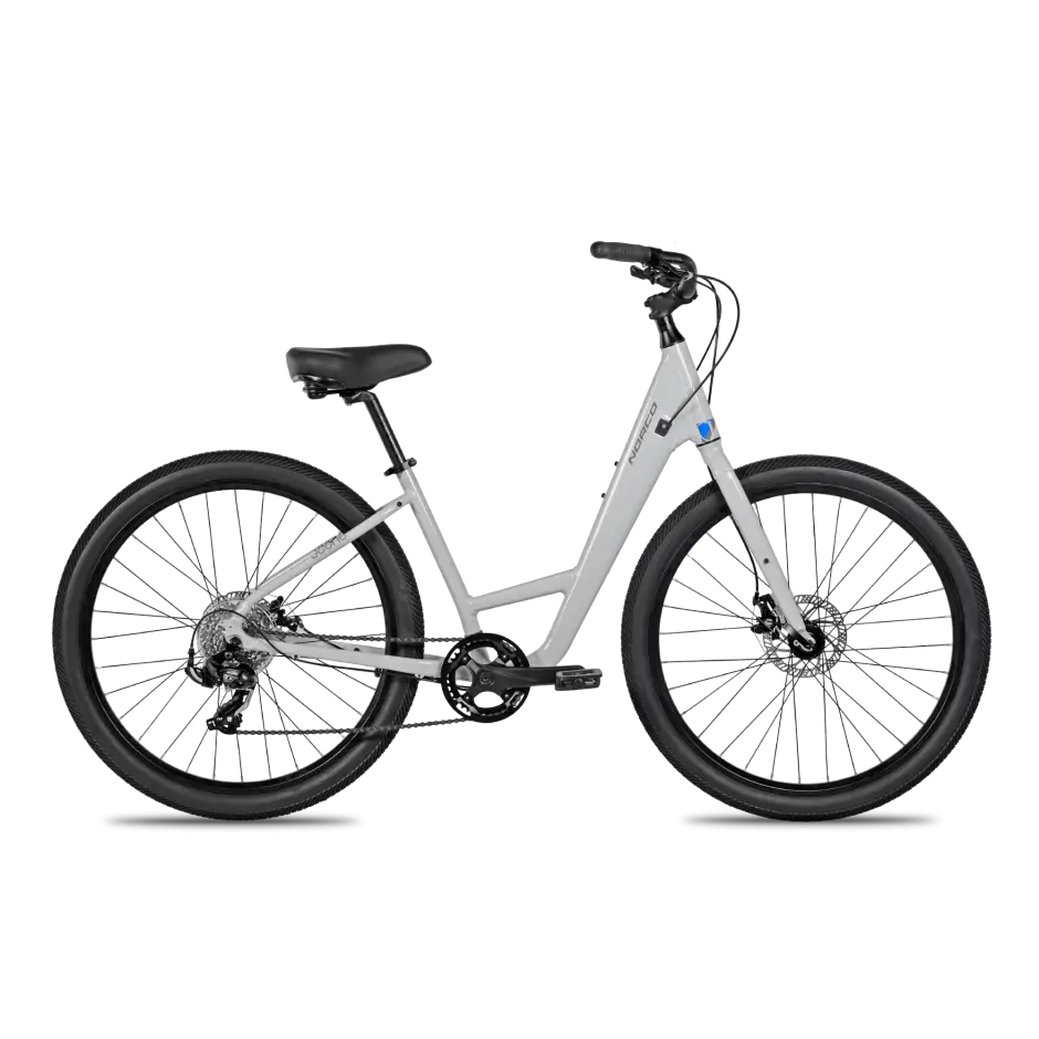 Modern Bicycle with Black Wheels