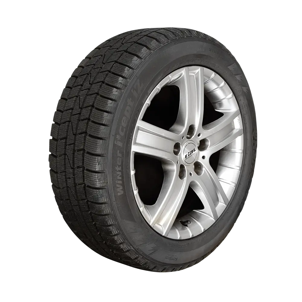 Silver and Black Car Tire