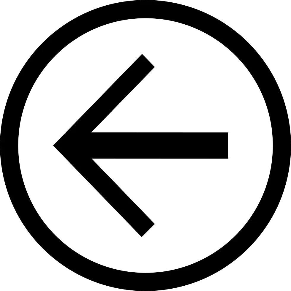 Left Arrow in Circle