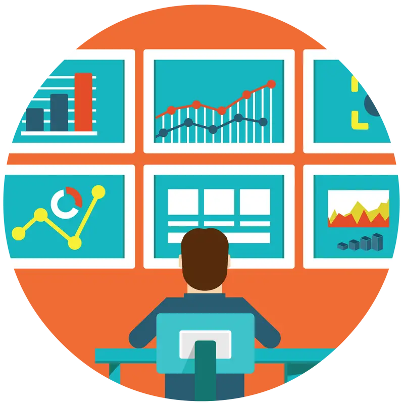 Data Analysis Dashboard Illustration
