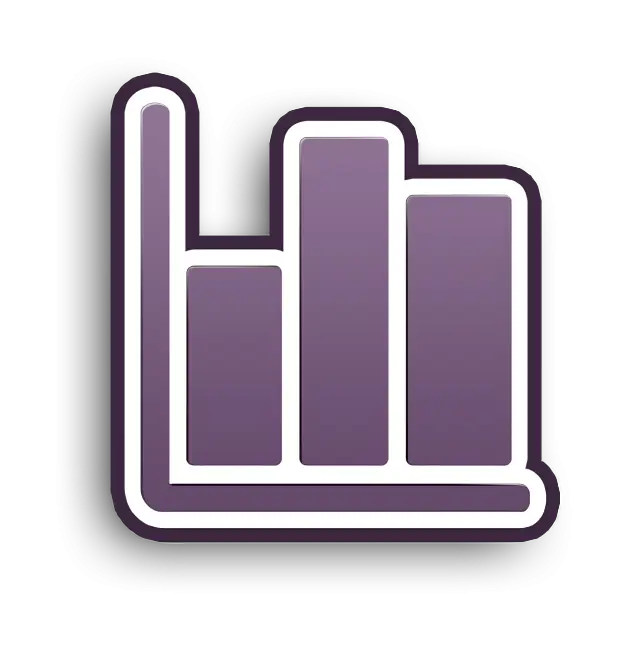 Purple Bar Chart