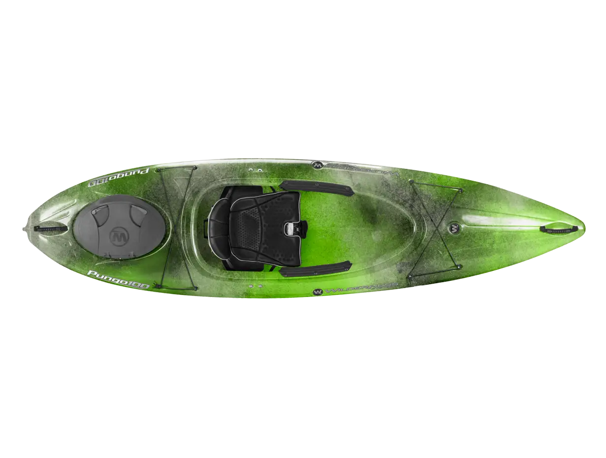 Green Kayak for Outdoor Water Adventures