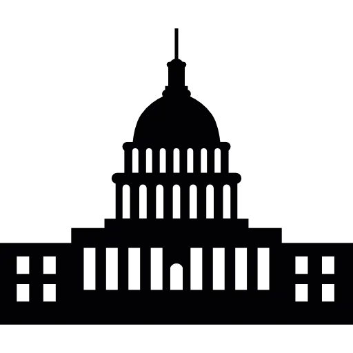 Silhouette of Capitol Building