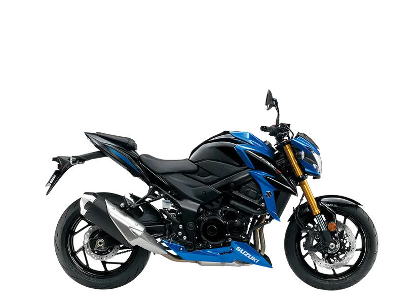 Blue and Black Modern Motorcycle Design