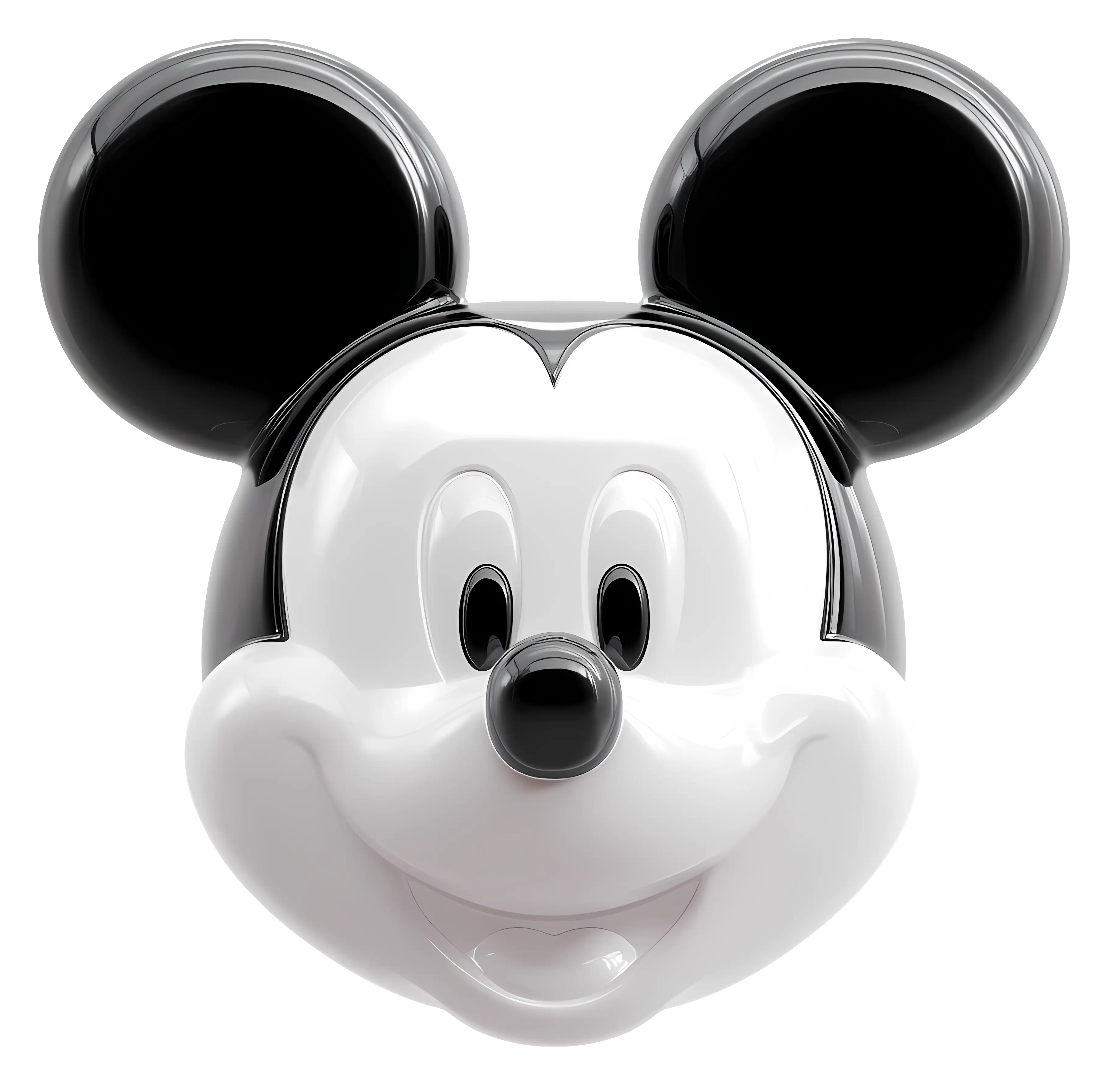 Classic Black and White Cartoon Mouse