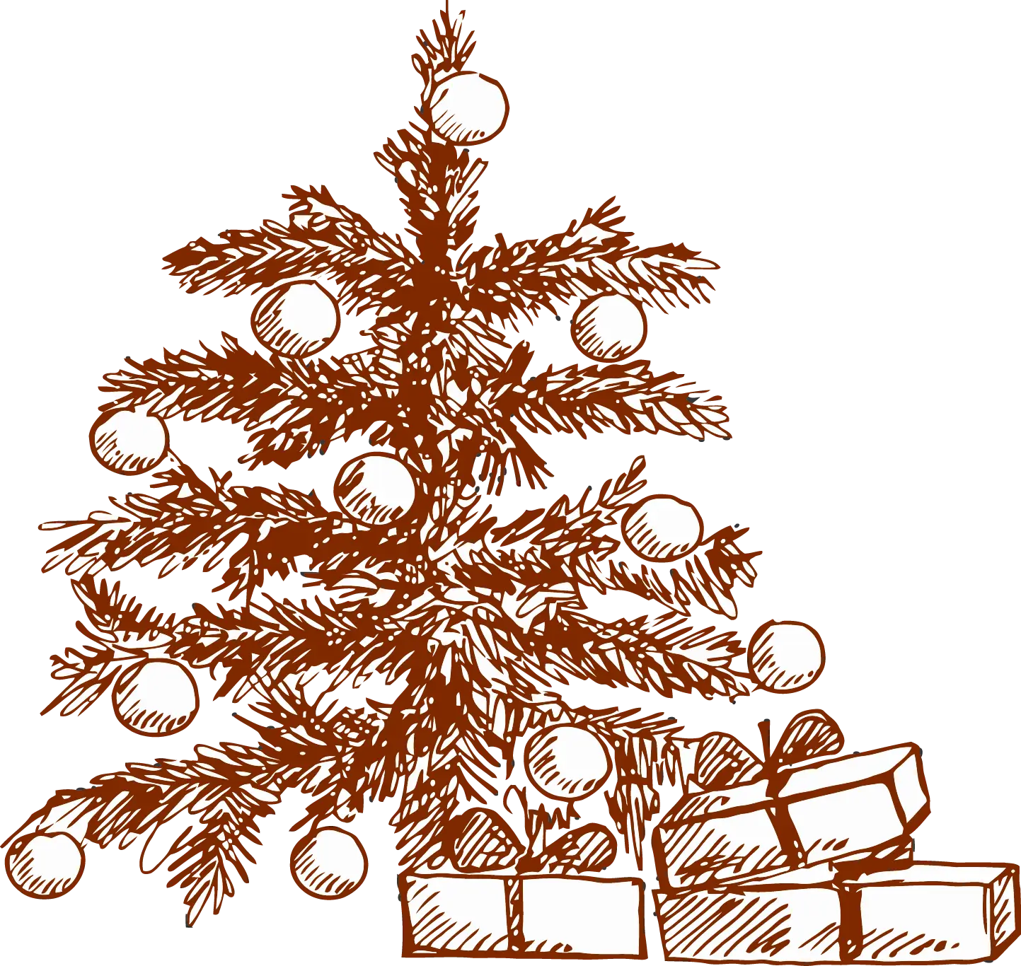 Christmas Tree with Gifts