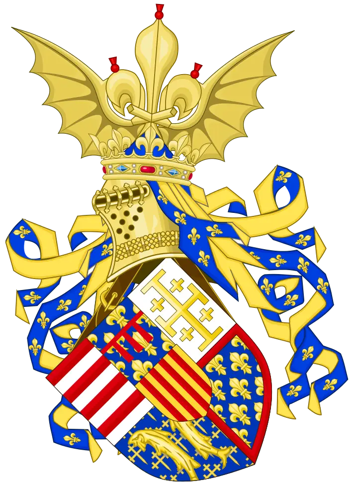 Heraldic Coat of Arms with Floral Details
