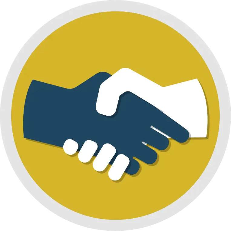 Handshake Icon Representing Partnership