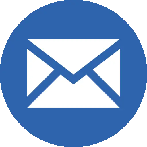 Blue Envelope Email Icon