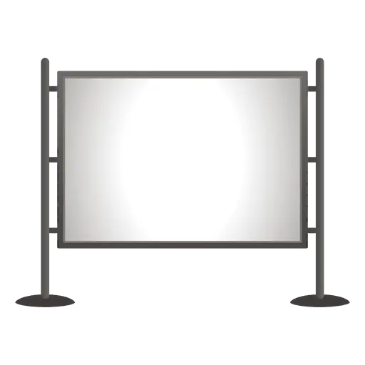 Blank Signboard Illustration for Advertising