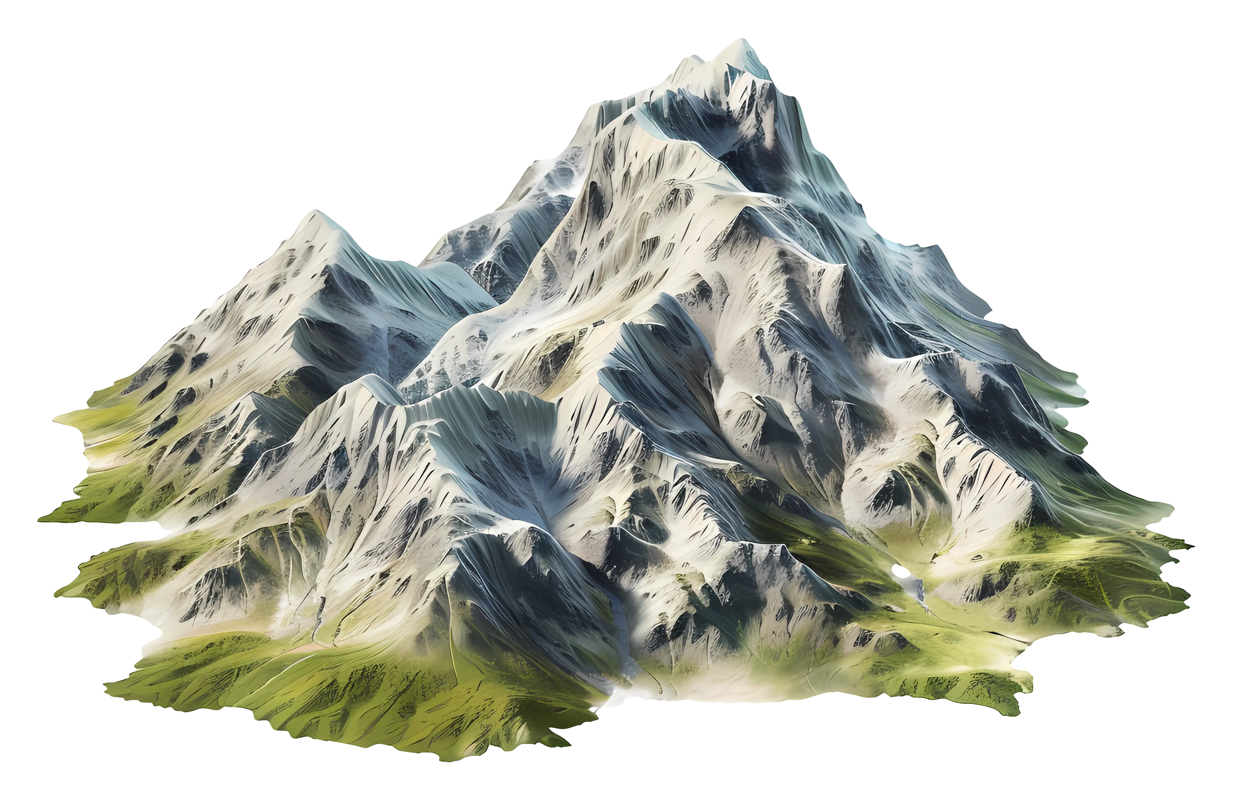 Beautiful Mountain Illustration