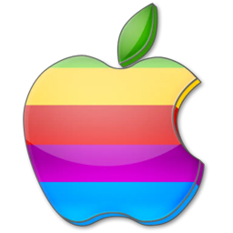 Multicolor Apple Logo