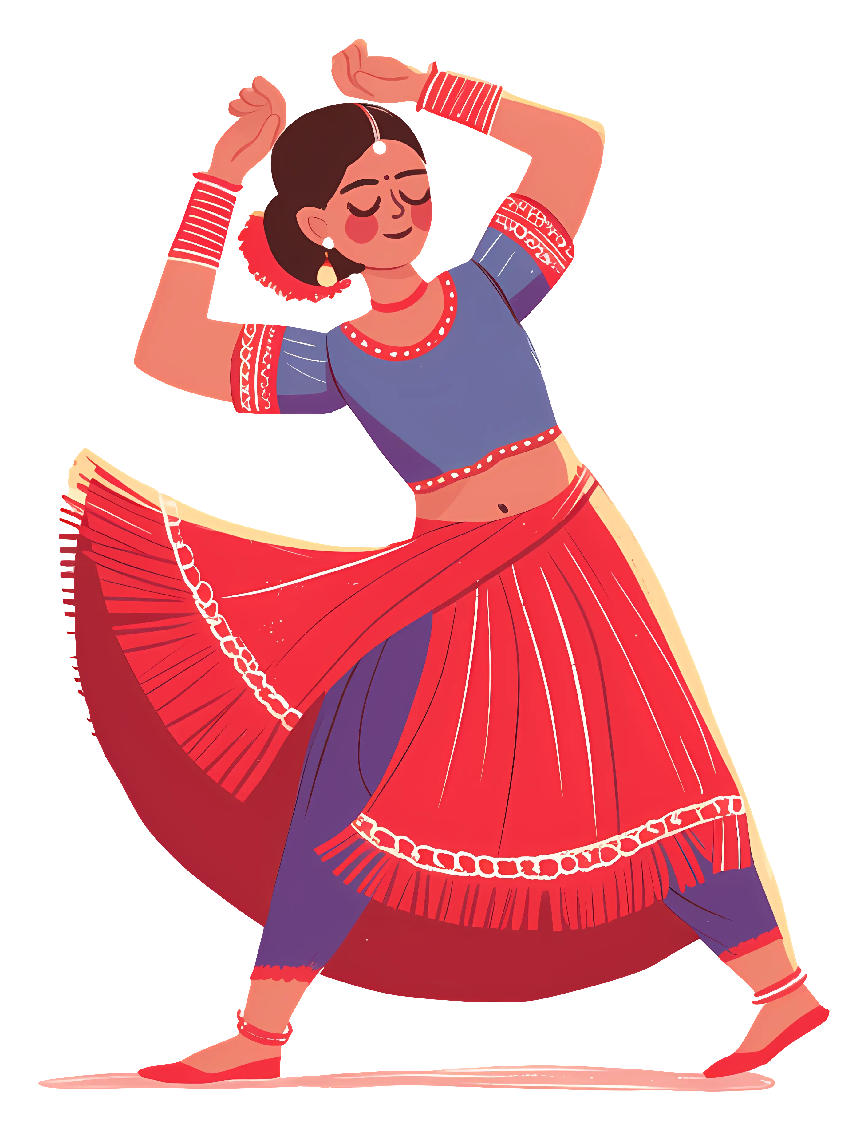 Traditional Dance Illustration