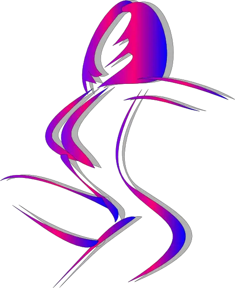 Colorful Abstract Woman Drawing