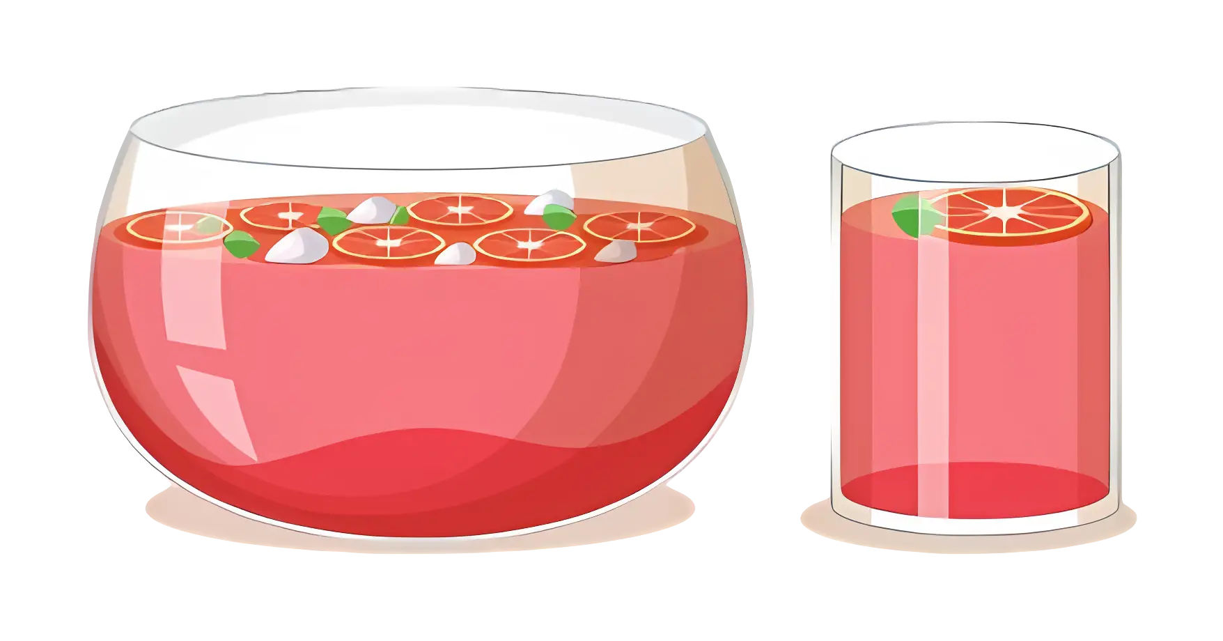 Punch Bowl with Glass