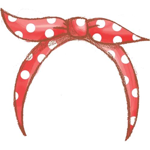 Retro Polka Dot Headband