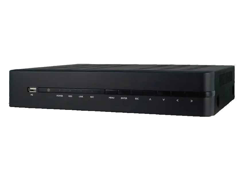Sleek Black Digital Video Recorder for Surveillance