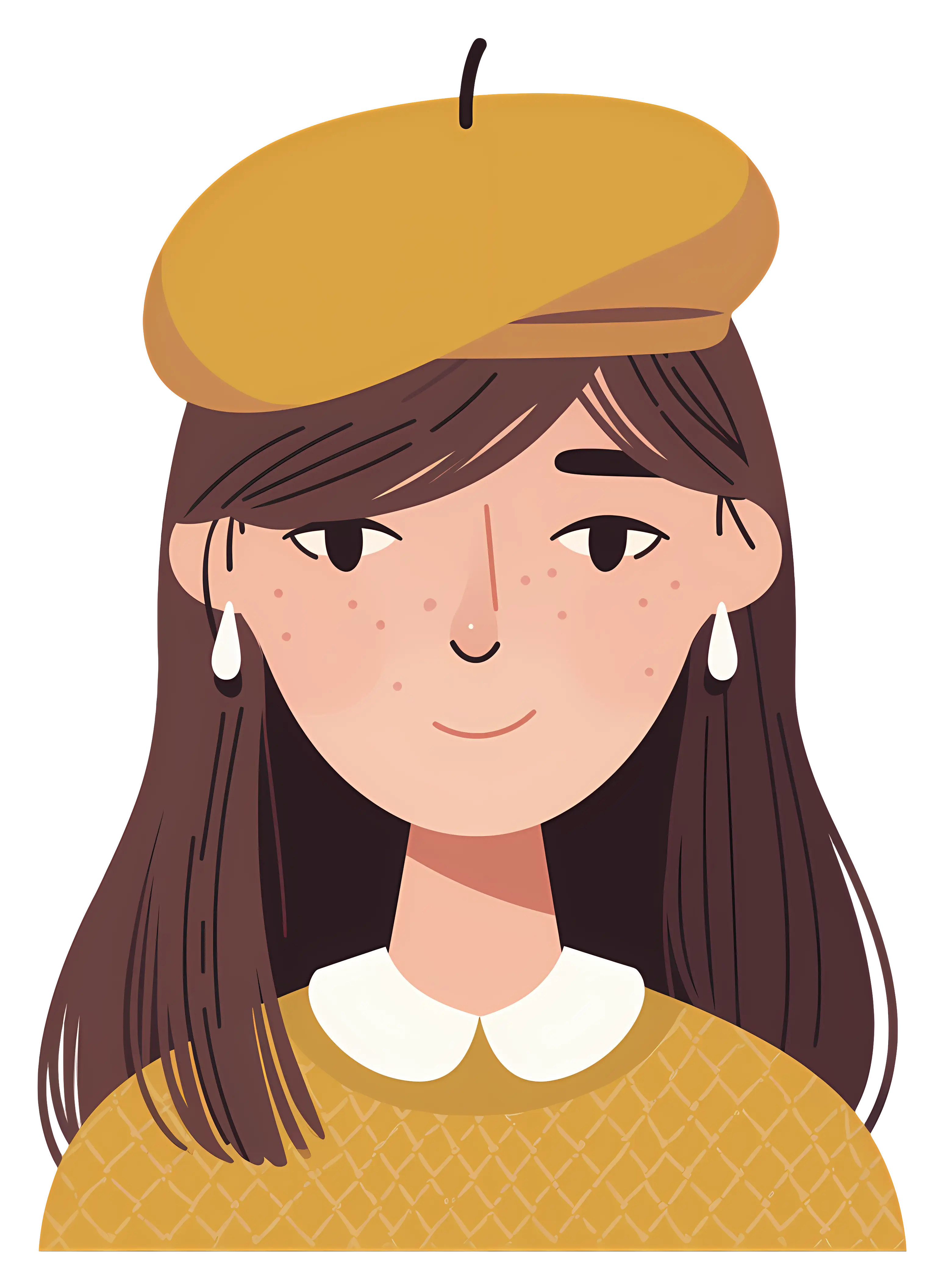 Girl with Yellow Beret