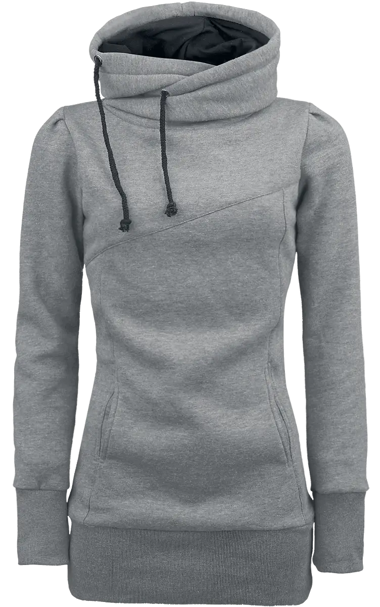 Stylish Grey Hooded Pullover for Casual Wear