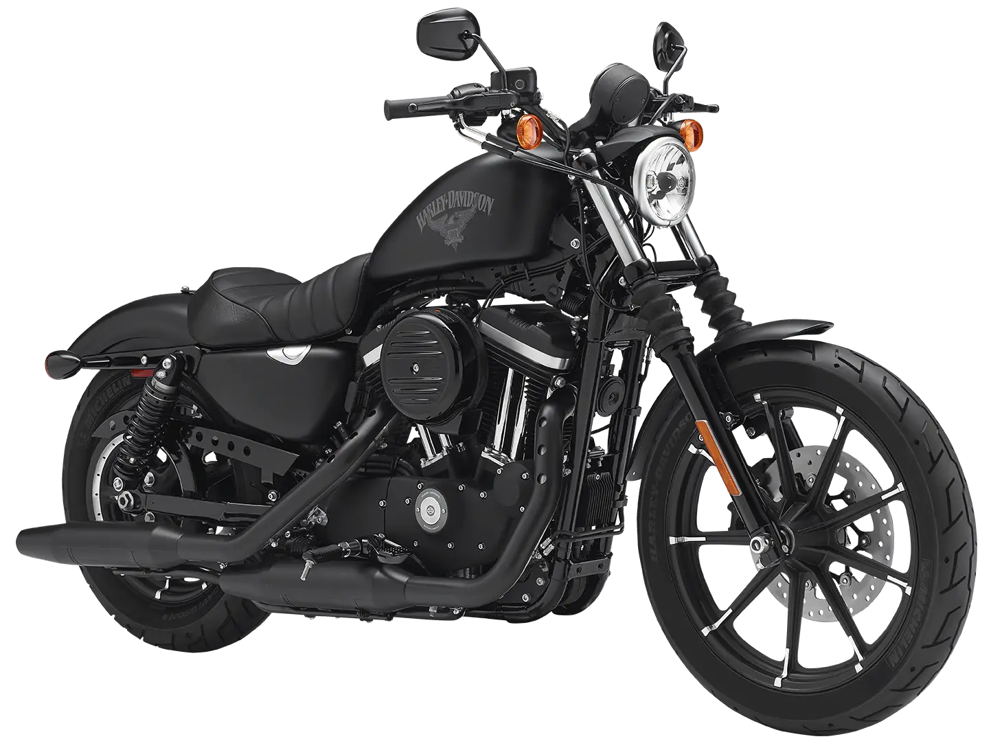 Black Motorcycle Illustration