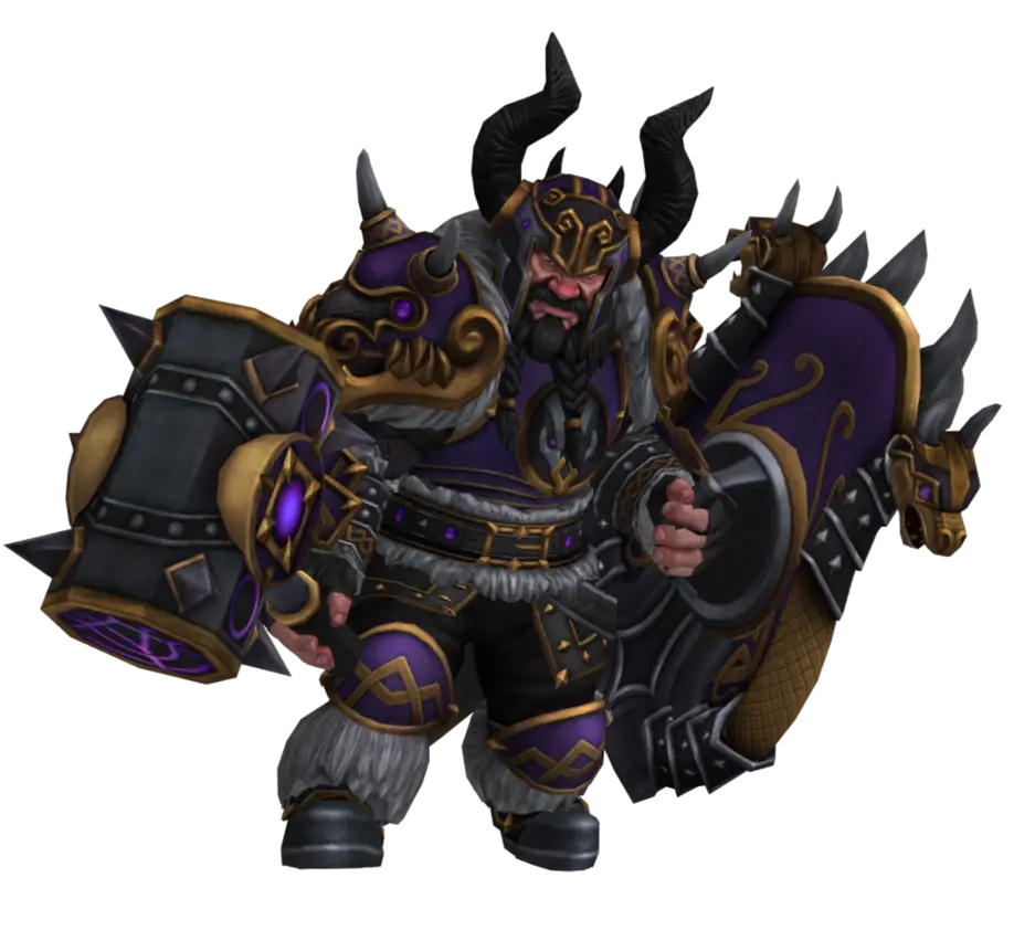 Armored Warrior in Battle Gear