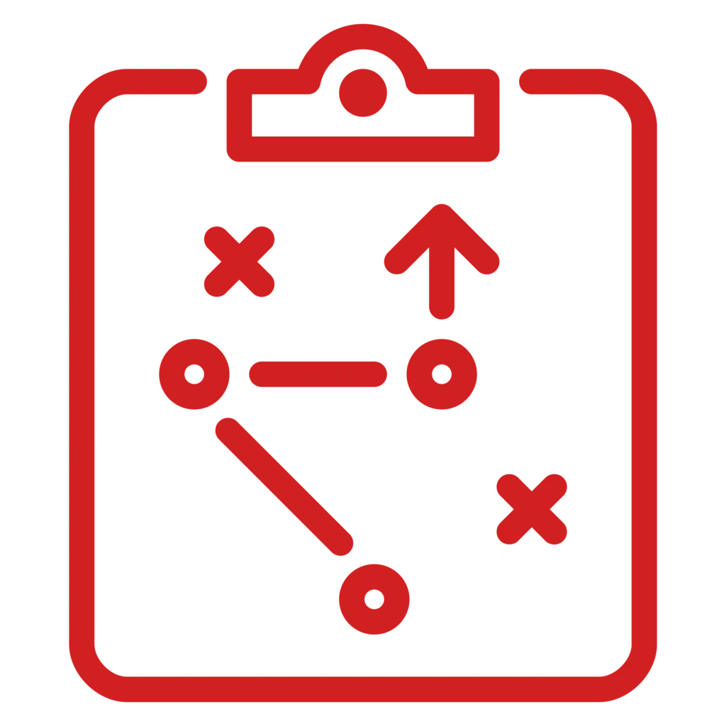 Red Strategy Board for Planning