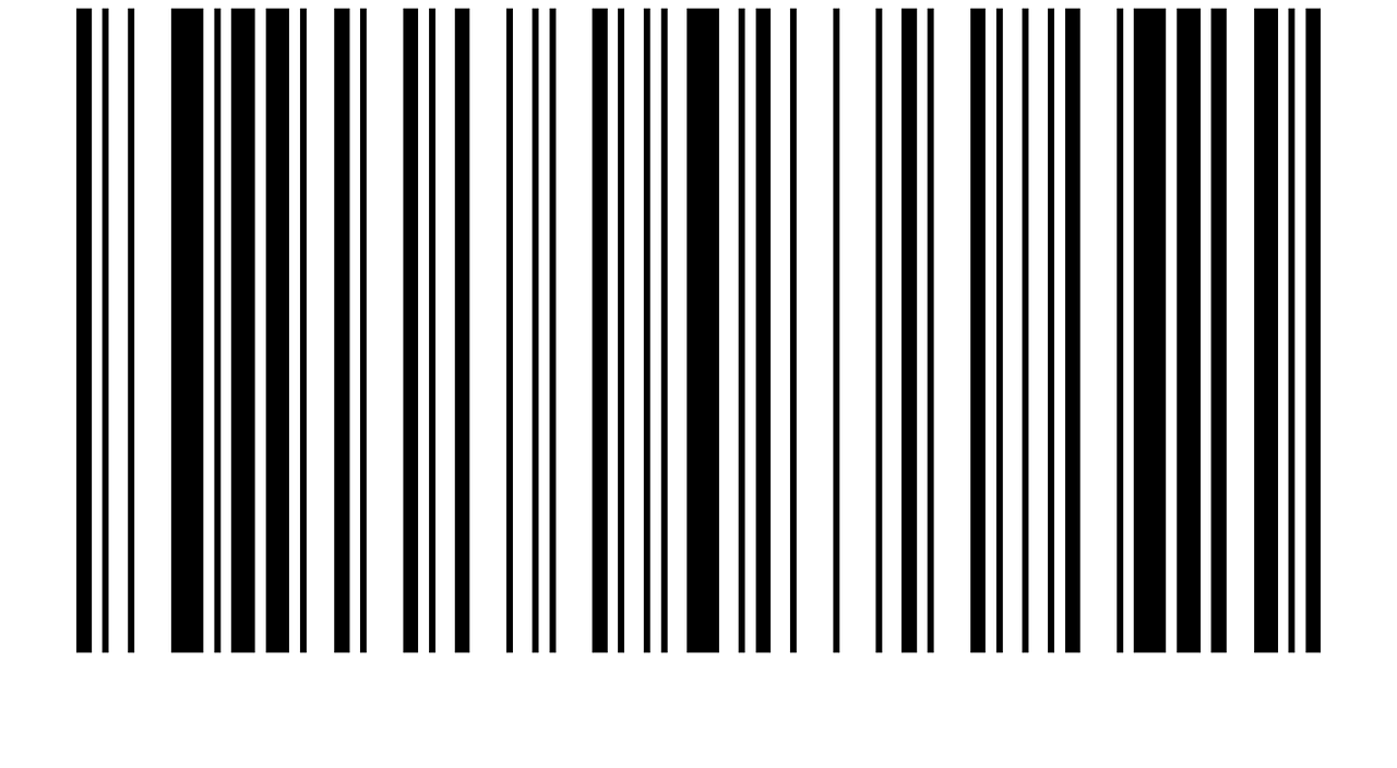 Black and White Barcode