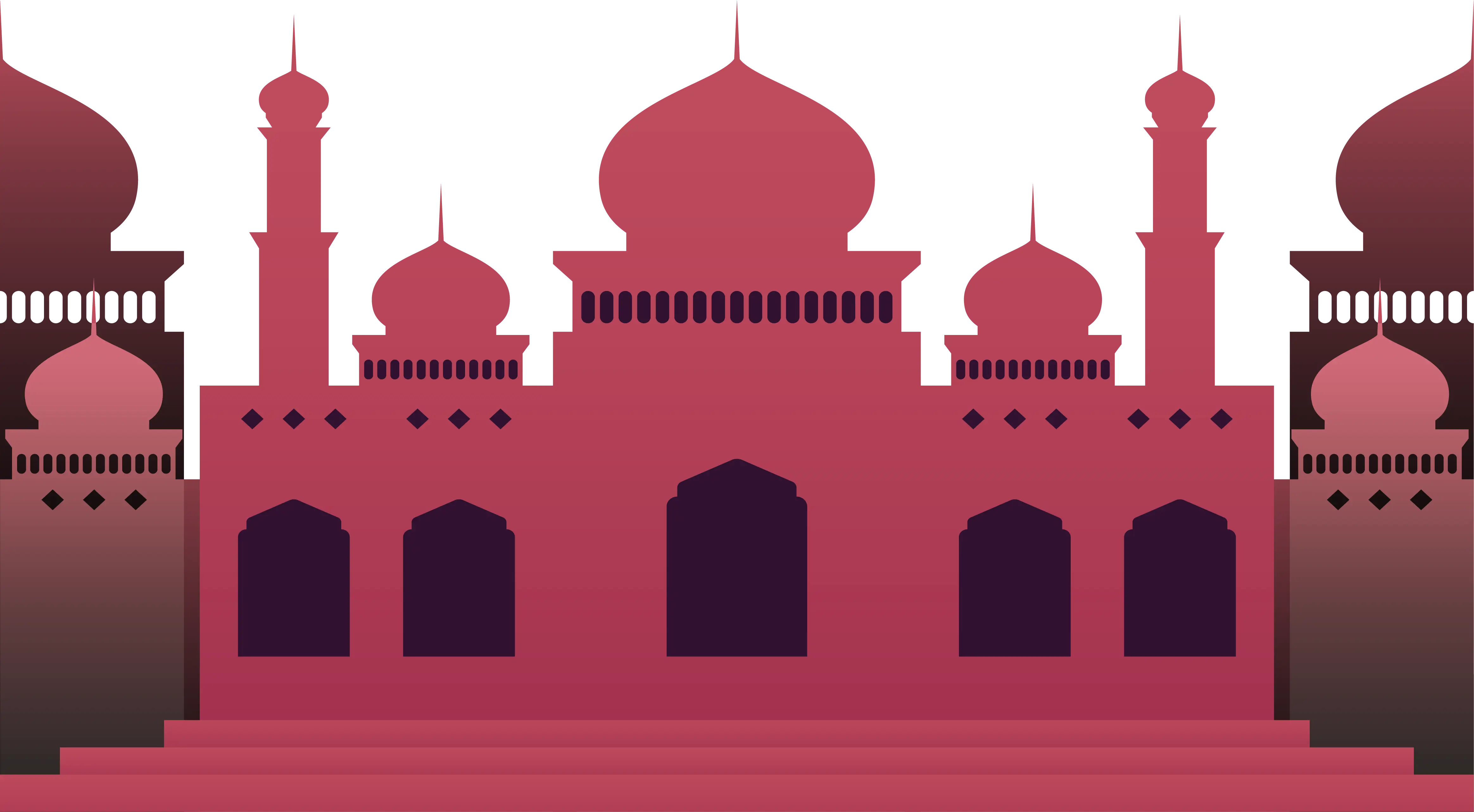 Silhouette of a Mosque