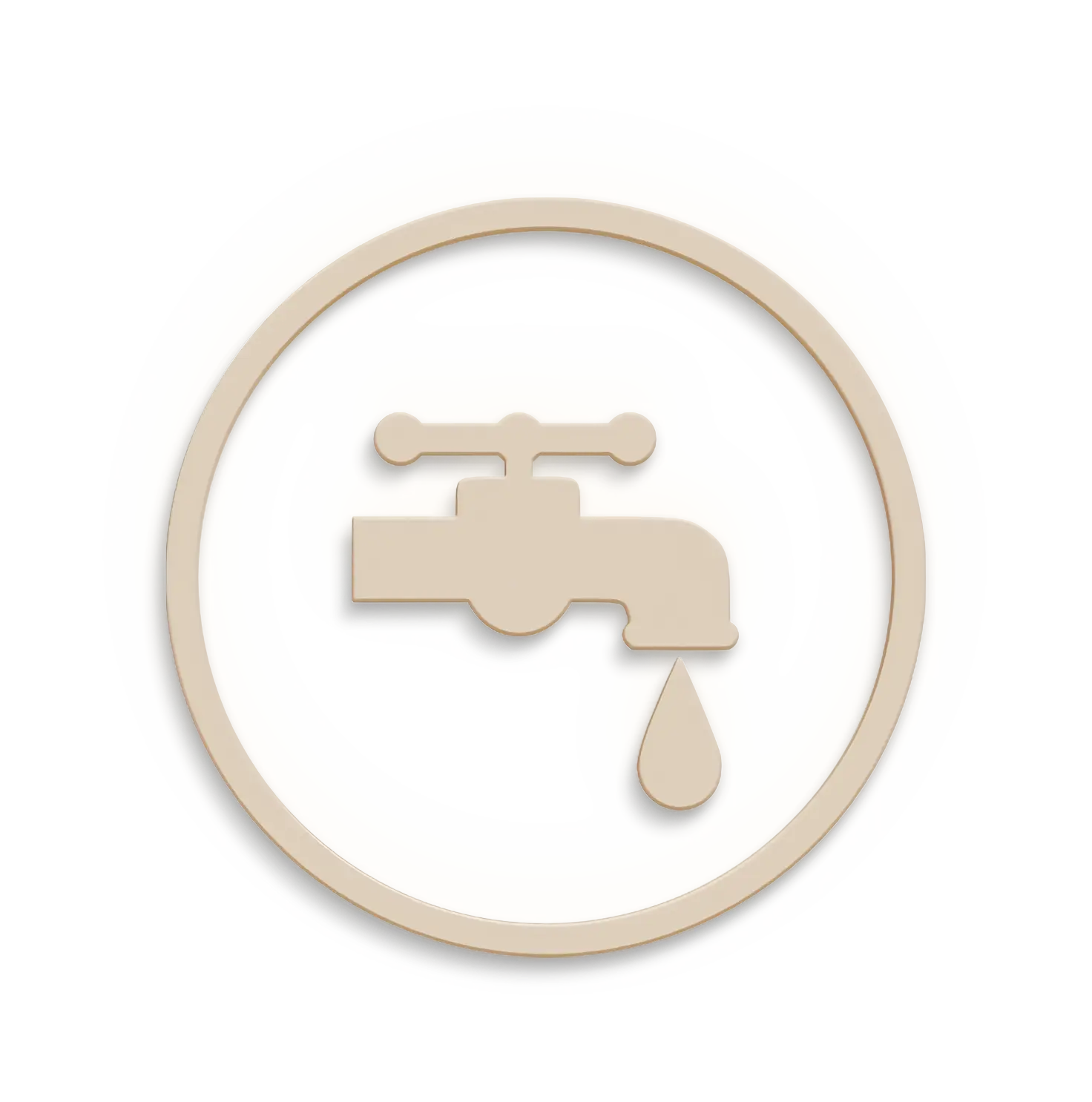 Water Tap with Droplet Icon