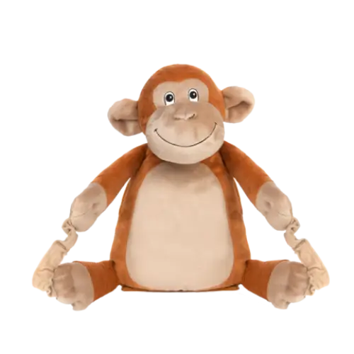 Cute Brown Stuffed Monkey