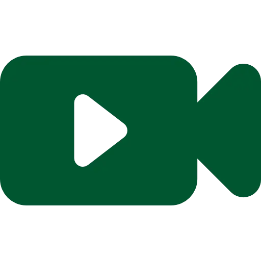 Green Video Camera Icon