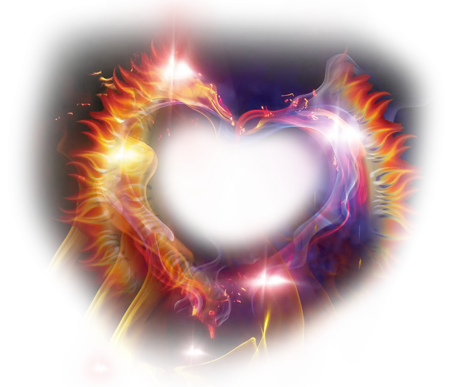 Fiery Heart Symbol