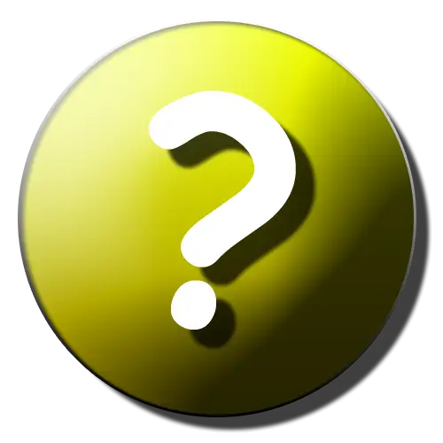Yellow Question Mark Icon