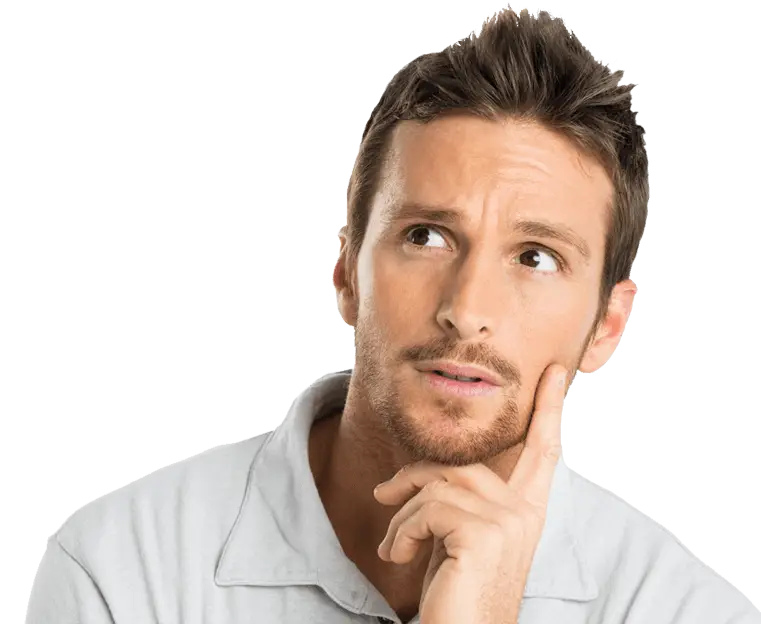 Thinking Man Portrait Expression
