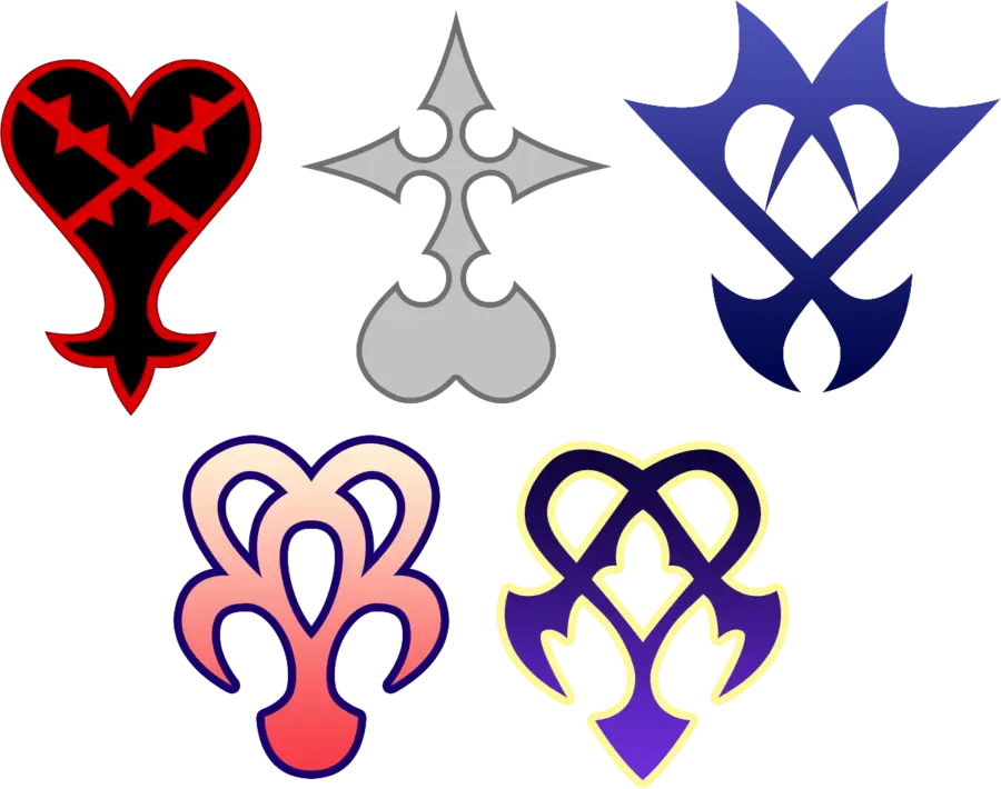 Various Heart Symbols in Different Designs