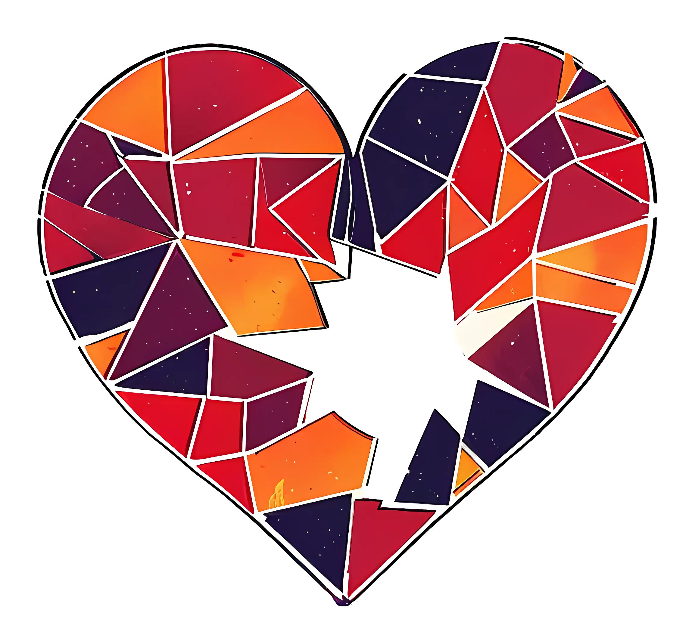 Broken Heart Illustration