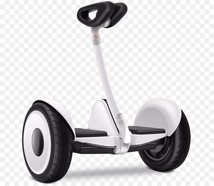 White Self-Balancing Scooter with Ergonomic Handle