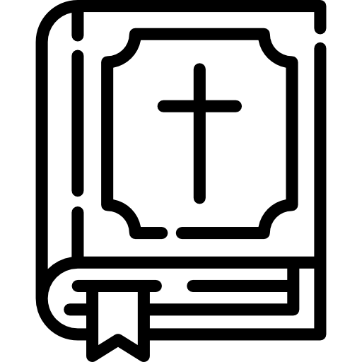 Bible with Cross Icon