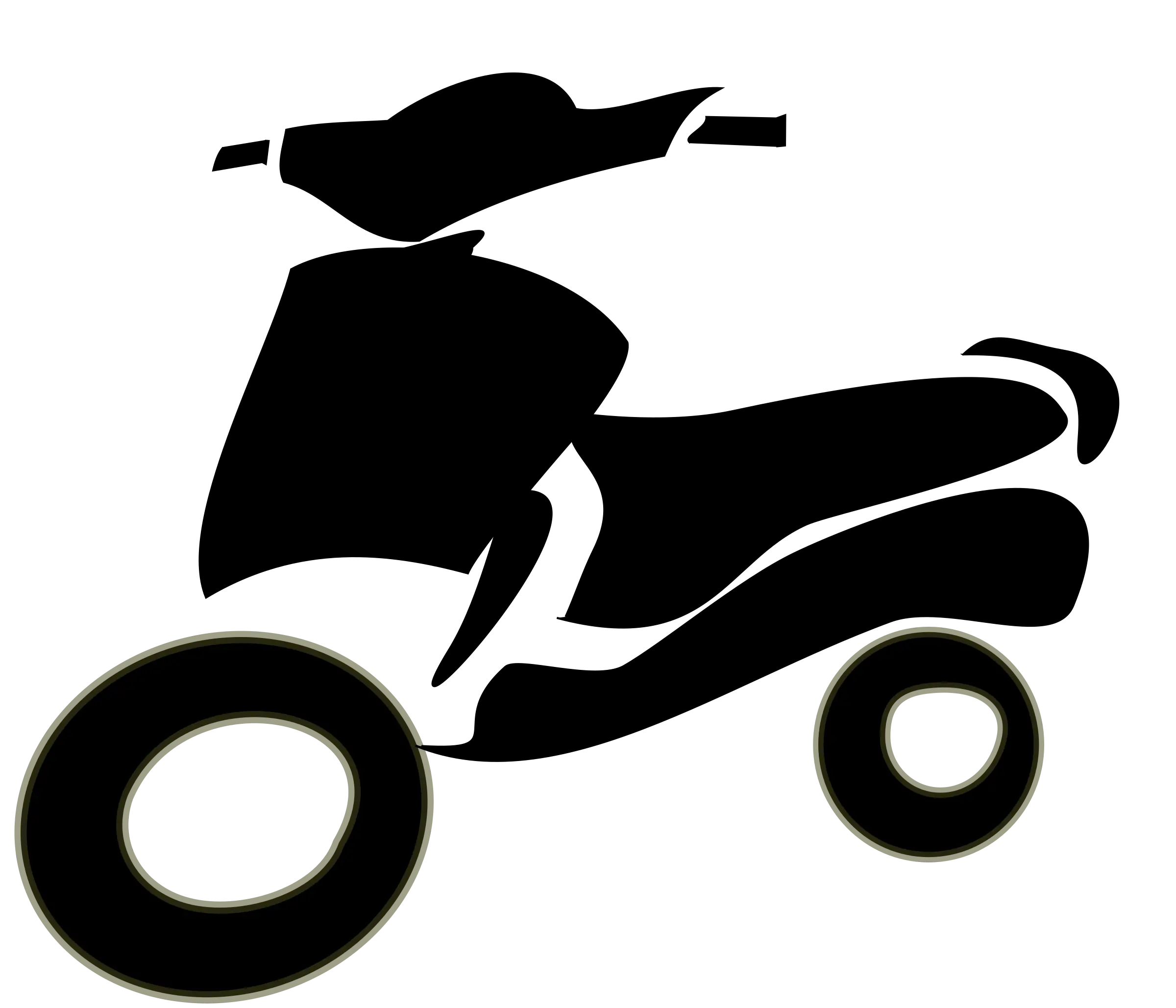 Scooter Silhouette Design for Transport