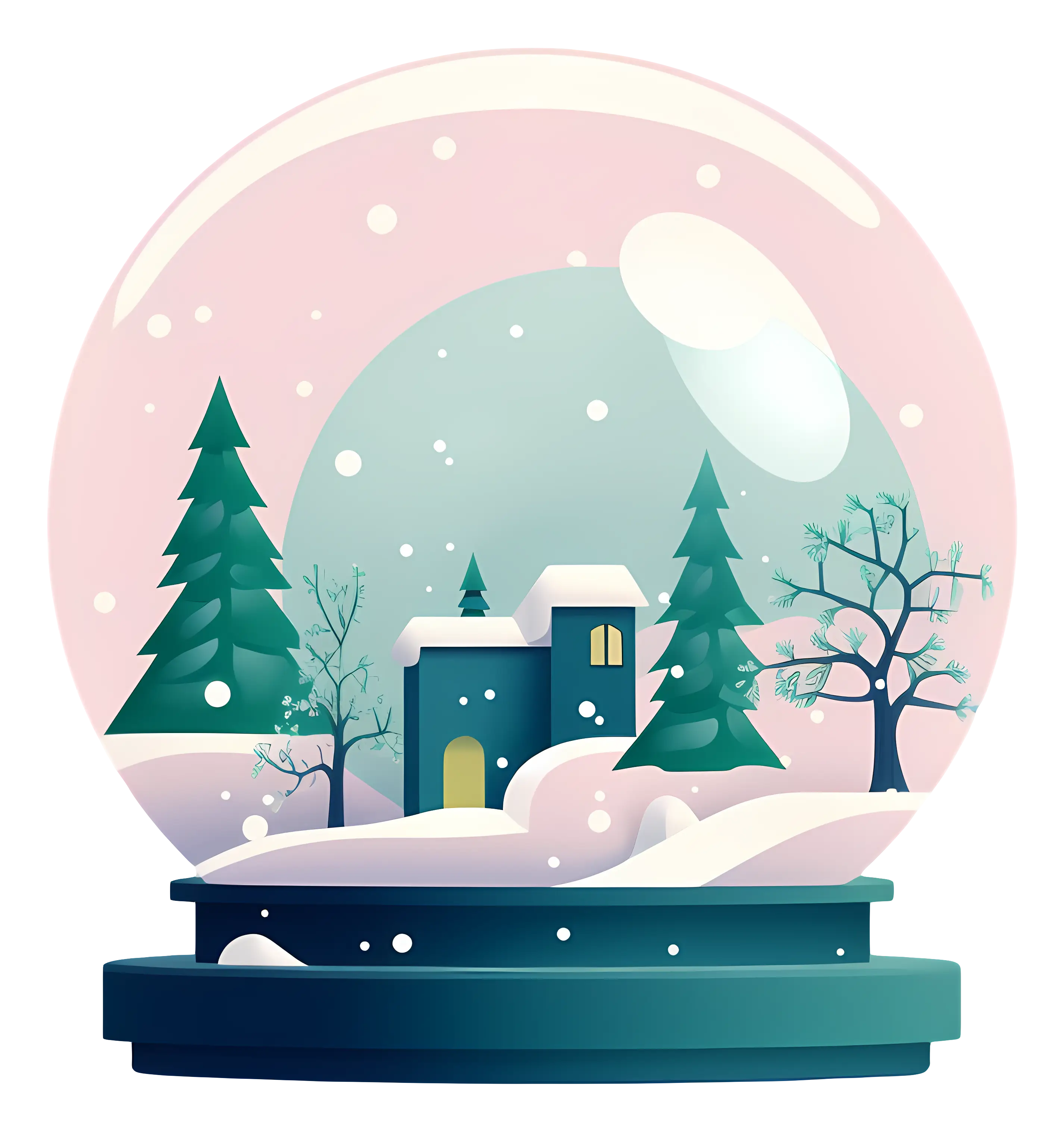 Winter Scene Snow Globe